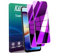 KAREEN Paquete de 2 protectores de pantalla de privacidad para Samsung Galaxy A17/A16 5G/4G, película de vidrio templado, degradado morado, colorido, antiespía, antiluz azul, antiarañazos, compatible
