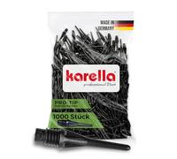 Karella Dart ENCAJE Pro-Tip 2 BA Rosca Negro 1000 UNIDADES 25mm de largo