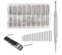 KARELLS Barras de Resorte para Correas de Reloj, 144 Piezas Pasador Enlace de Correa, 8-25 mm, Herramientas de Reparación con Removedor de Herramienta de Reparación