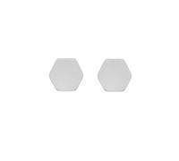 Karen Millen Pendientes de tuerca de mosaico para mujer (plata)