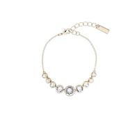 Karen Millen Pulsera de flujo de cristal para mujer, Latón