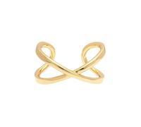 Karen Millen Pulsera entrecruzada para mujer (dorado), Latón