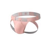 KAREN SPACE Jockstrap String Hombre Sexy Algodón Ropa interior Transpirable Tanga Deportiva, rosa, L