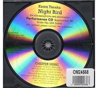 Karen Tanaka: Night Bird For Alto Saxophone And Electronics (Performance CD). Para saxofón Alto, Electone