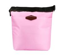 KAREN66 Bolsa isotérmica pequeña para el almuerzo, mini nevera para la compra, impermeable, para trabajo, escuela, exterior (rosa)