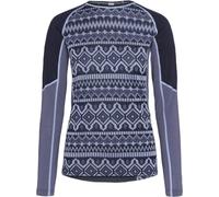 Kari Traa - Ropa interior térmica mujer - Malia LS Dark Navy Blue para Mujer de Lana - Talla M - Azul marino Azul marino M