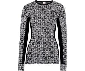 Kari Traa - Ropa interior térmica mujer - Rose LS 2.0 Black de Lana - Talla S - Negro Negro S