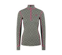 Kari Traa Rose H/Z, camiseta térmica, mujer, verde 40(L) Thyme
