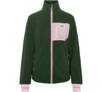 KARI TRAA Rothe Midlayer - Mujer - Verde / Rosa - talla L- modelo 2026