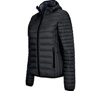 Kariban - Chaqueta Acolchada/Parka Ligera con Capucha para Chica Mujer (M) (Negro)