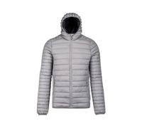 Kariban Chaqueta plumas ligera con capucha para hombre (PC2666)