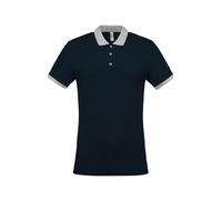 Kariban Dos Tono Piqué Polo Camisa K258 - Algodón Corto Mangas