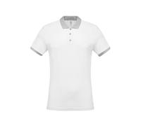 Kariban Dos Tono Piqué Polo Camisa K258 - Algodón Corto Mangas