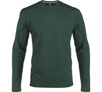 Kariban Herren T-Shirt Langarm Von notrash2003, Forest Green, L
