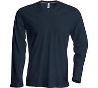 Kariban Herren T-Shirt Langarm Von notrash2003 (M, Dunkelgrau)