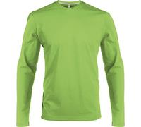 Kariban Herren T-Shirt Langarm Von notrash2003 (XL, Lime)
