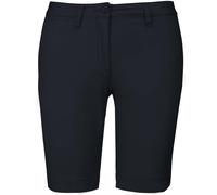 Kariban - Pantalón corto chino Bermuda para chica muejr