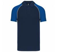 Kariban Polo Contraste de Pique Béisbol para Hombre (PC6389)