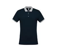 Kariban Polo piqué en dos tonos para hombre caballero (RW7107)