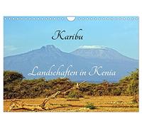 Karibu - Landschaften in Kenia (Wandkalender 2026 DIN A4 quer), CALVENDO Monatskalender: Karibu..."Willkommen": Kenia hat mehr zu bieten als Wildtiere, Safaris - erleben Sie die Landschaften.