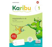 Karibu. Paket Arbeitshefte 1 (Teil A und B) Schulausgangsschrift zur Fibel Ausleihe plus Beilagen und mit interaktiven Übungen: Ausgabe 2024