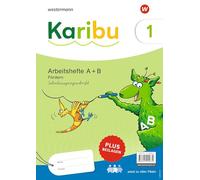 Karibu. Paket Arbeitshefte 1 (Teil A und B) Schulausgangsschrift zur Fibel Fördern: Ausgabe 2024. Zielgleich, seitenparallel zu den Arbeitsheften Basis, plus Beilagen