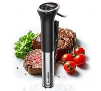 Karienvir Sous Vide, Sous Vide Machine 1100W, Sous Vide Cooker IPX7 Waterproof Immersion Circulator, Sous Vide Water Baths Temperature (10℃~90℃) & Timer Control, Portable Sous Vide Easy Storage