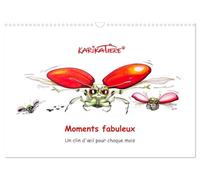 KARIKATIERE® Moments fabuleux, un clin d'œil pour chaque mois (Calendrier mural 2027 DIN A3 vertical), CALVENDO calendrier mensuel