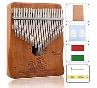 Karimba 21 teclas, piano de pulgar Sail Away 21 teclas, piano de dedo Mbira de 21 teclas con martillo de afinación e instrucciones