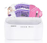 KARITE Máquina de cera de parafina para manos y pies con tapa de apertura automática, baño de parafina para artritis, derretido rápido de cera de 20 minutos, control de temperatura de precisión,