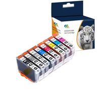 Karl Aiken Cartucho de tinta compatible con Canon Cli-42, negro, cian, magenta, amarillo, cian fotográfico, magenta, gris claro, compatible con Canon Pro 100