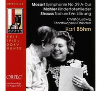 Karl Böhm dirige Mozart, Mahler et R. Strauss. Ludwig.