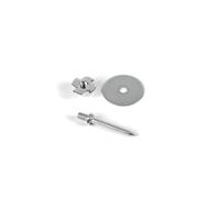 Karl Dahm Clavos de repuesto de 30 mm para Karl Dahm 12170 y 12171, 32 unidades con llave de montaje, puntas de repuesto para zapatos de regla, 21262