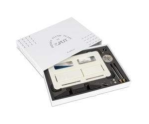 Karl Dahm Edplit - Juego completo - Placa de empuje invisible para inodoro con fijación magnética - Compatible con Geberit Sigma, Tece y más - Montaje al ras para un diseño moderno de baño