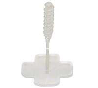 Karl Dahm Separador de Baldosa Roscado Tipo Base, Set para Juntas de 2mm, 500 piezas Transparentes I Clip Roscado para Nivelación de Azulejos I Asistencia Profesional para Colocar Azulejos - 12455