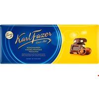 Karl Fazer Avellanas enteras en chocolate con leche 200g (juego de ocho)
