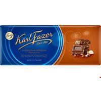 Karl Fazer Avellanas picadas en chocolate con leche 200g (juego de ocho)