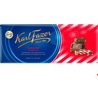 Karl Fazer Patatas fritas de menta en chocolate con leche, 200 g (juego de ocho)