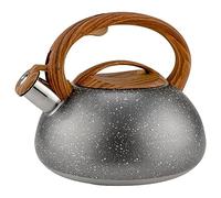 KARL HAUSMANN Hervidor de Agua para Inducción - 3L - Tetera de Acero Inoxidable con Silbato y Asa que No se Calienta - Para Induccion, Gas y Vitroceramica - Chaleira