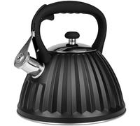 KARL HAUSMANN Hervidor de Agua para Inducción - 3L - Tetera de Acero Inoxidable con Silbato y Asa que No se Calienta - Para Induccion, Gas y Vitroceramica - Chaleira