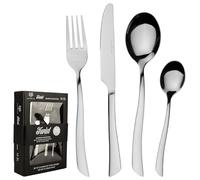 KARL HAUSMANN Juego de Cubiertos para 4 Personas - 16 Piezas - Cuberteria de Acero Inoxidable 18/0 - Estuche de Regalo, Apto Lavavajillas - Cuberterias Completas - Talheres aco Inocidavel