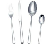 KARL HAUSMANN Juego de cubiertos para 6 personas - 24 piezas - Cubiertos de comedor aptos para lavavajillas - Juego de cubiertos de acero inoxidable 18/10 - Cutlery Set 6 People - Silverware Set
