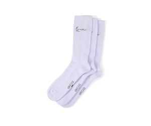 Karl Kani Accesorios KA-SK011-002-01 KK Signature Socks 3 Pack, Blanco, 39-42