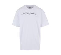 Karl Kani Autograph Heavy Jersey - Camiseta para hombre, Blanco, L