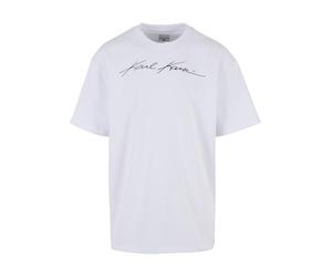 Karl Kani Autograph Heavy Jersey - Camiseta para hombre, Blanco, L