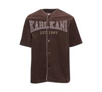 Karl Kani Camisa chocolate / marrón claro / blanco XS chocolate / marrón claro / blanco