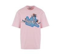 Karl Kani Camiseta 'Amor' azul claro / rosa / negro XL azul claro / rosa / negro