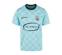 Karl Kani Camiseta de fútbol azul cielo / azul claro / negro / blanco XXL azul cielo / azul claro / negro / blanco
