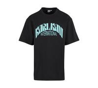 Karl Kani Camiseta 'International' azul claro / negro S azul claro / negro