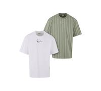 Karl Kani Camiseta 'Small Signature Essential' verde / blanco M verde / blanco